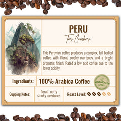 Peru Tres Cumbres Decaf - Organically Grown Peru Tres Cumbres Decaf - Organically Grown
