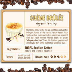 Crème Brûlée - Organically Grown Crème Brûlée - Organically Grown