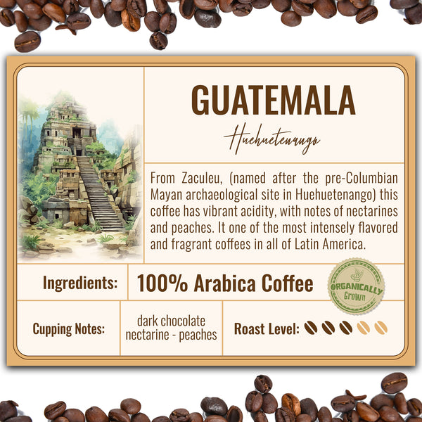 Guatemala Huehuetenango - Organically Grown