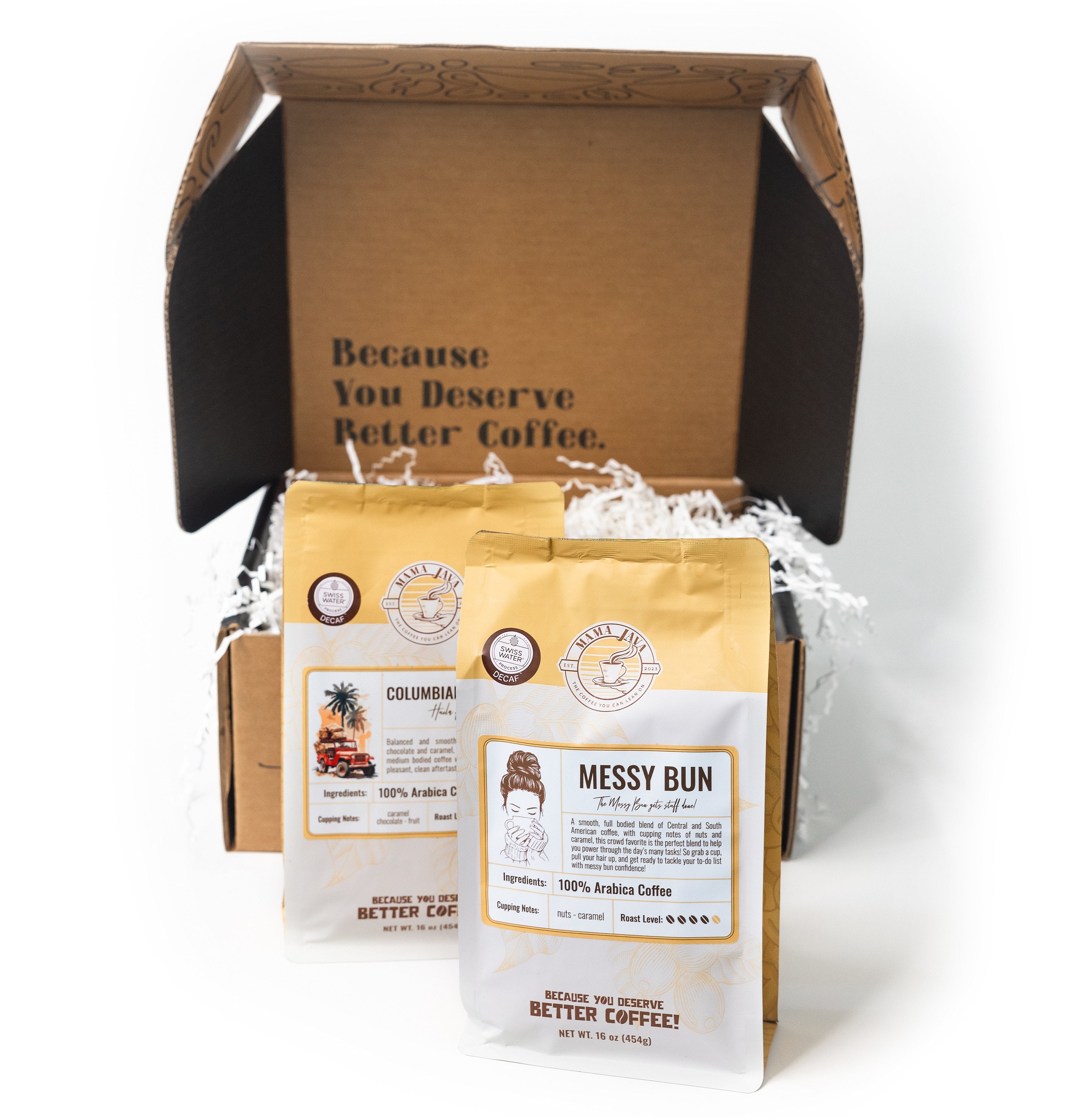 Coffee Box (Swiss Water Decaf) – Mama Java
