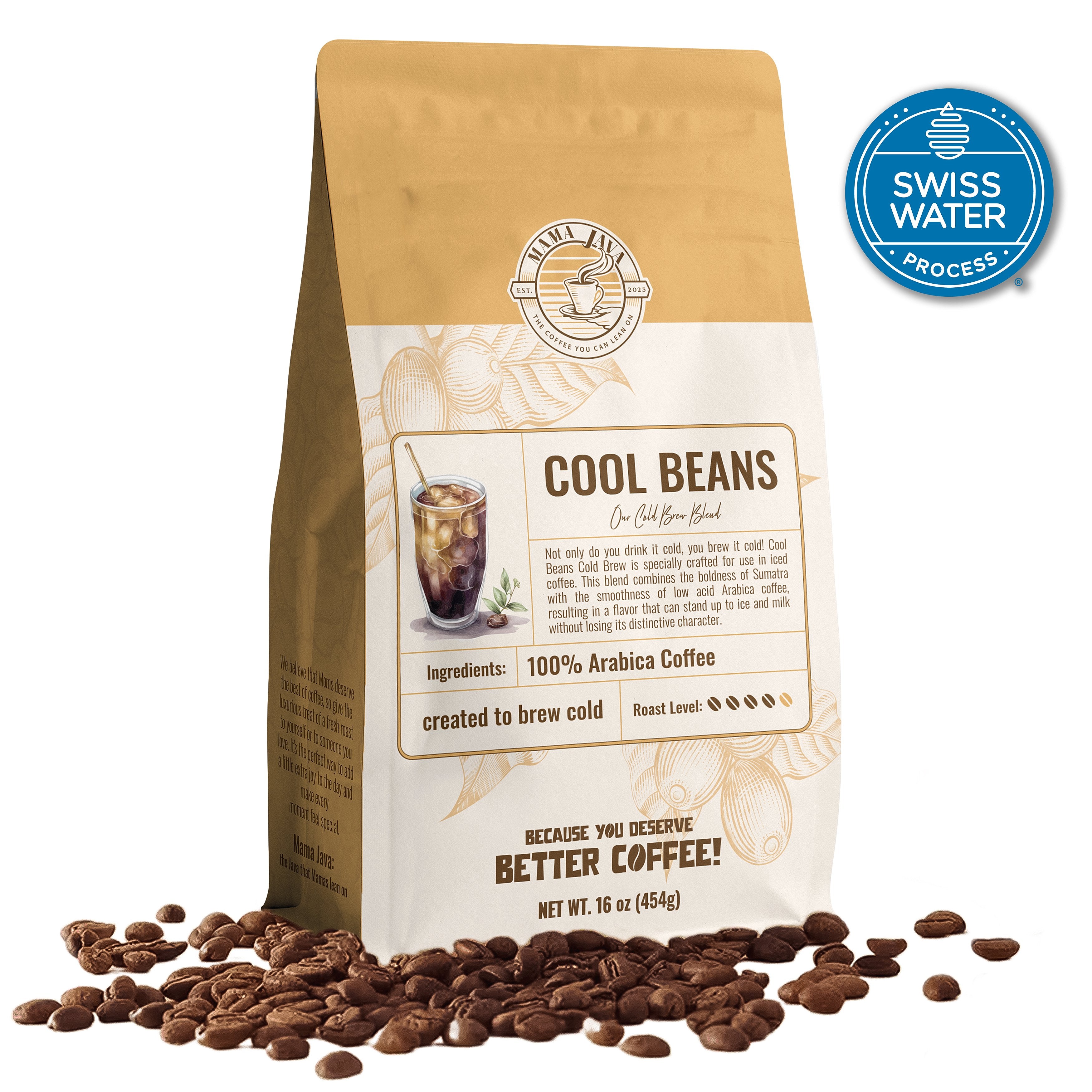 Cool Beans Cold Brew Decaf – Mama Java