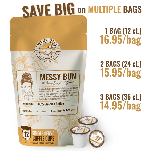 Messy Bun  (K-Cup Compatible Coffee)