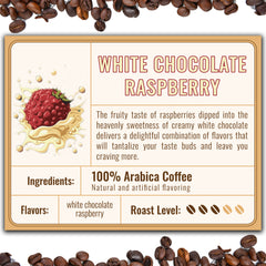 White Chocolate Raspberry - Organically Grown