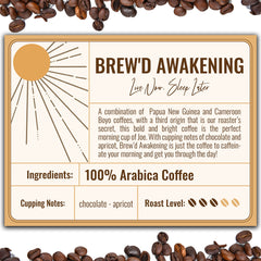 Brewed awakening